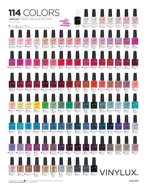 cnd vinylux shades|cnd nail polish color chart.